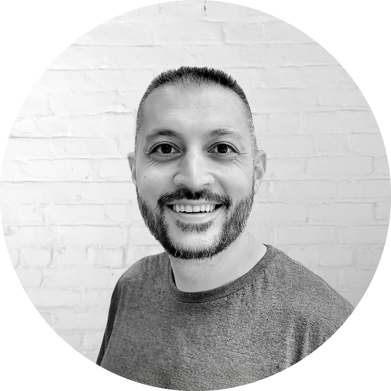 Black and white headshot of Noah Li-Leger