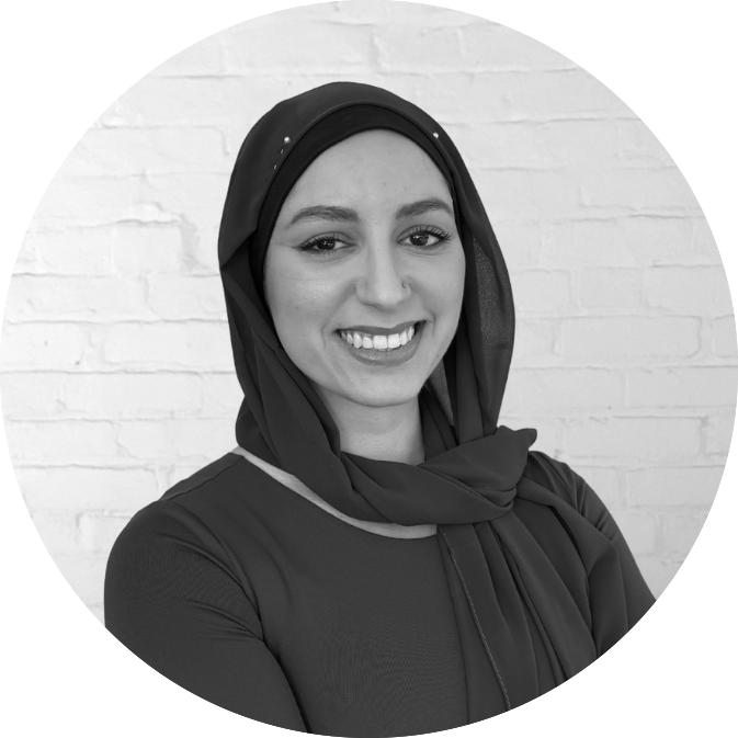 Black and white headshot of Shadan Al-Saket