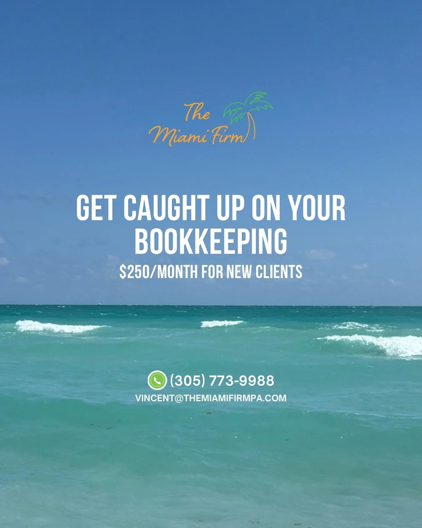 Give us a call or message us for a FREE CONSULTATION (305) 773-9988

#taxes #taxseason #taxservices #accounting #bookkeping #bookkeeper #bookkeepingservices #bookkeepingtips #accountants #miami #miamibeach #florida