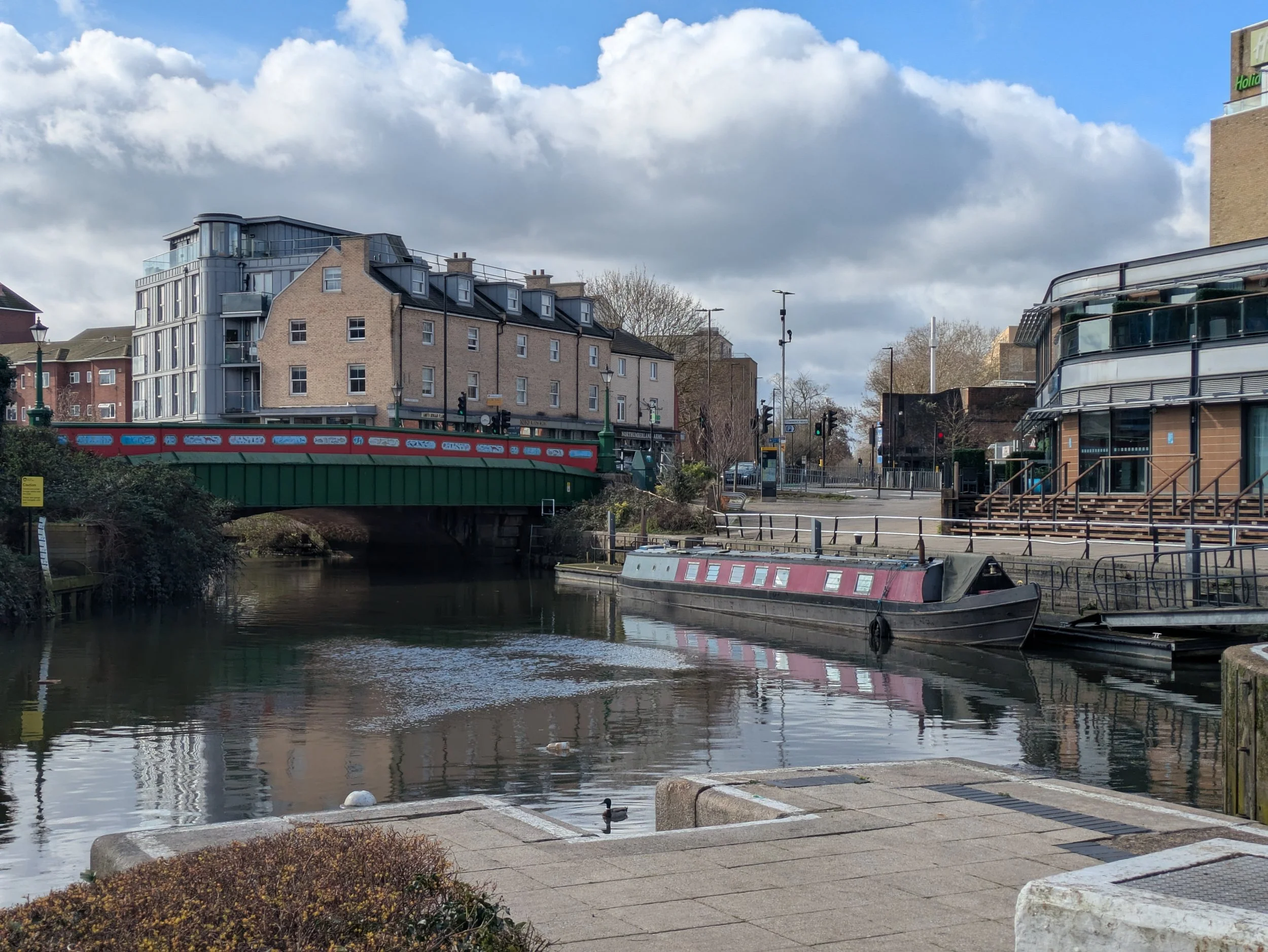 Brentford Lock area