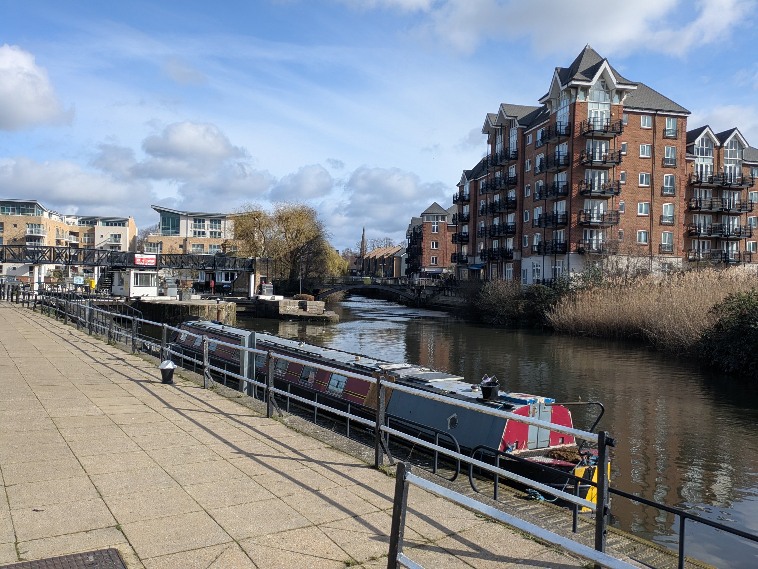Brentford Lock area