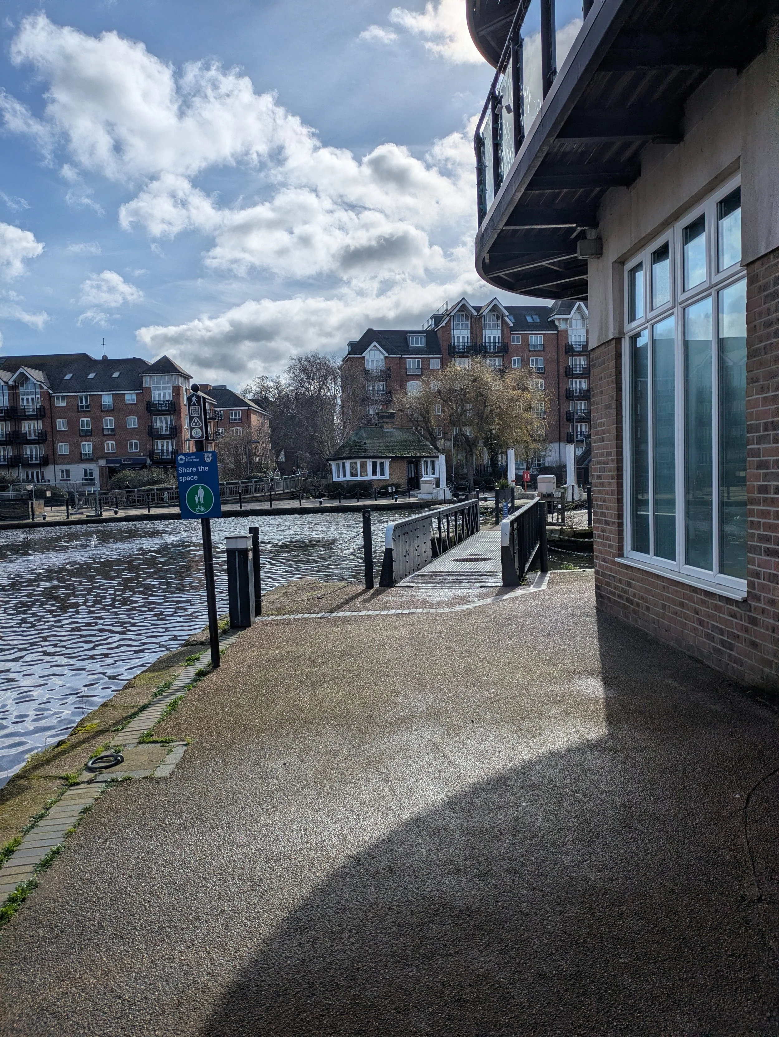 Brentford Lock area