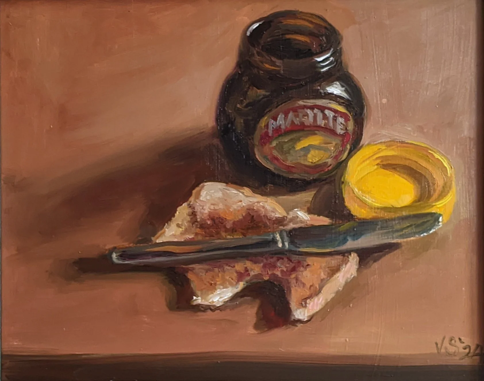 Marmite & Toast
14 x 11 inches
Oil on board
SOLD