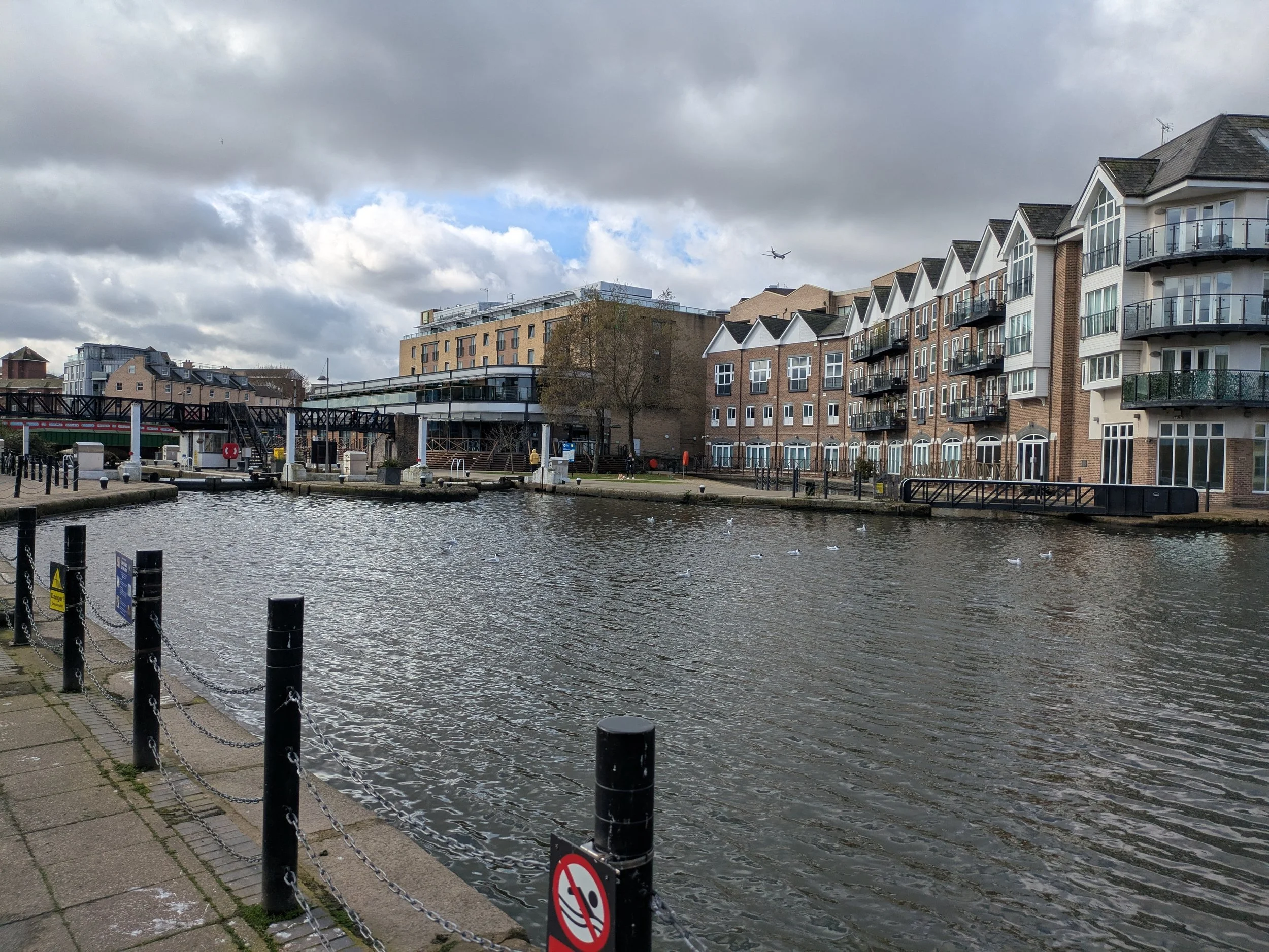 Brentford Lock area