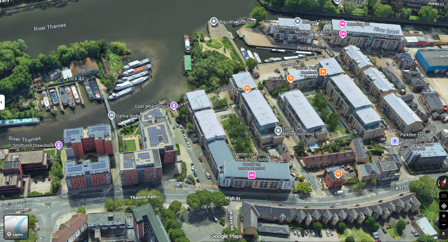 Map of  Lot's Ait area