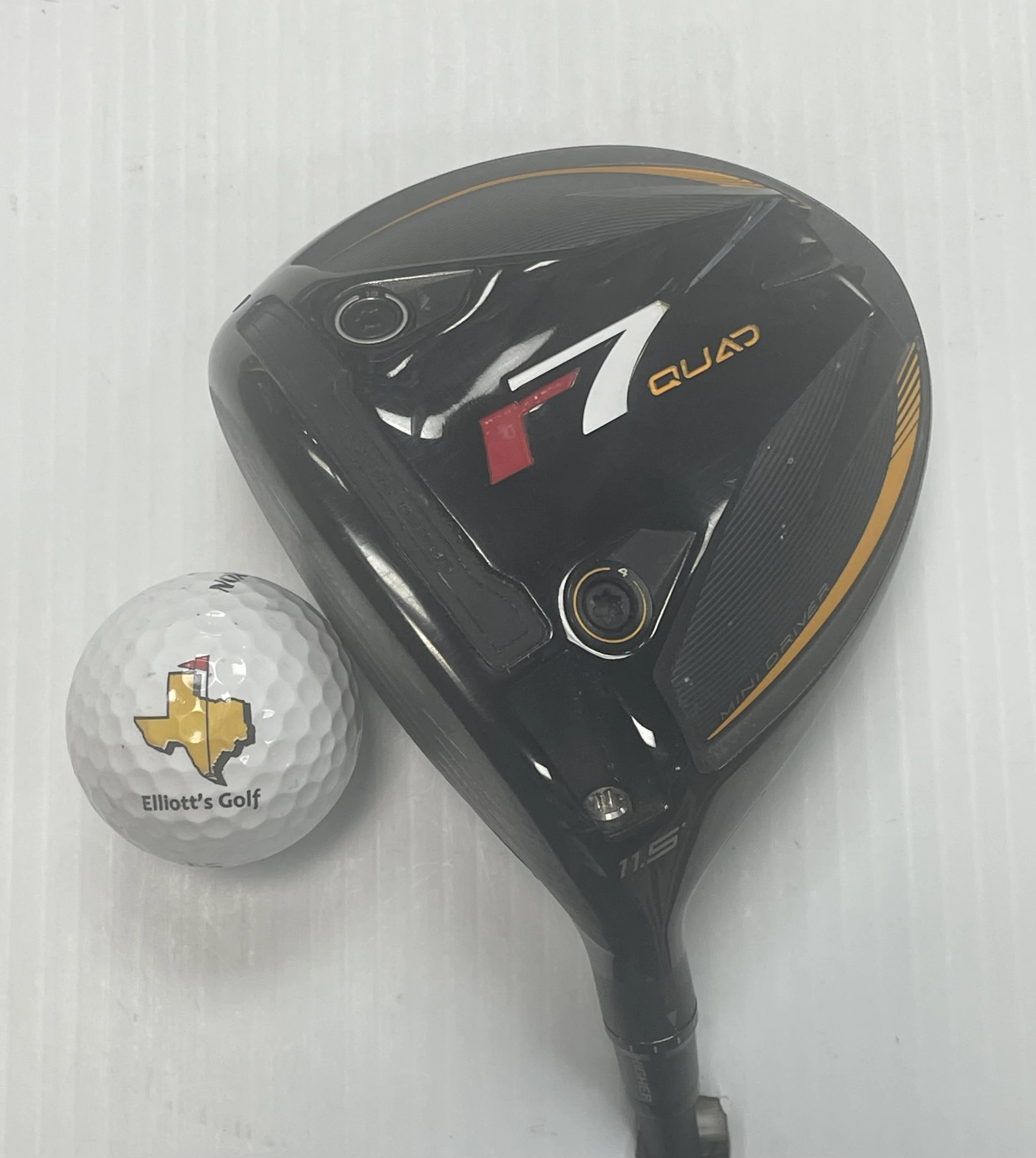 (LH) TaylorMade r7 Quad 11.5* (X) (256) — Elliott's Custom Clubs