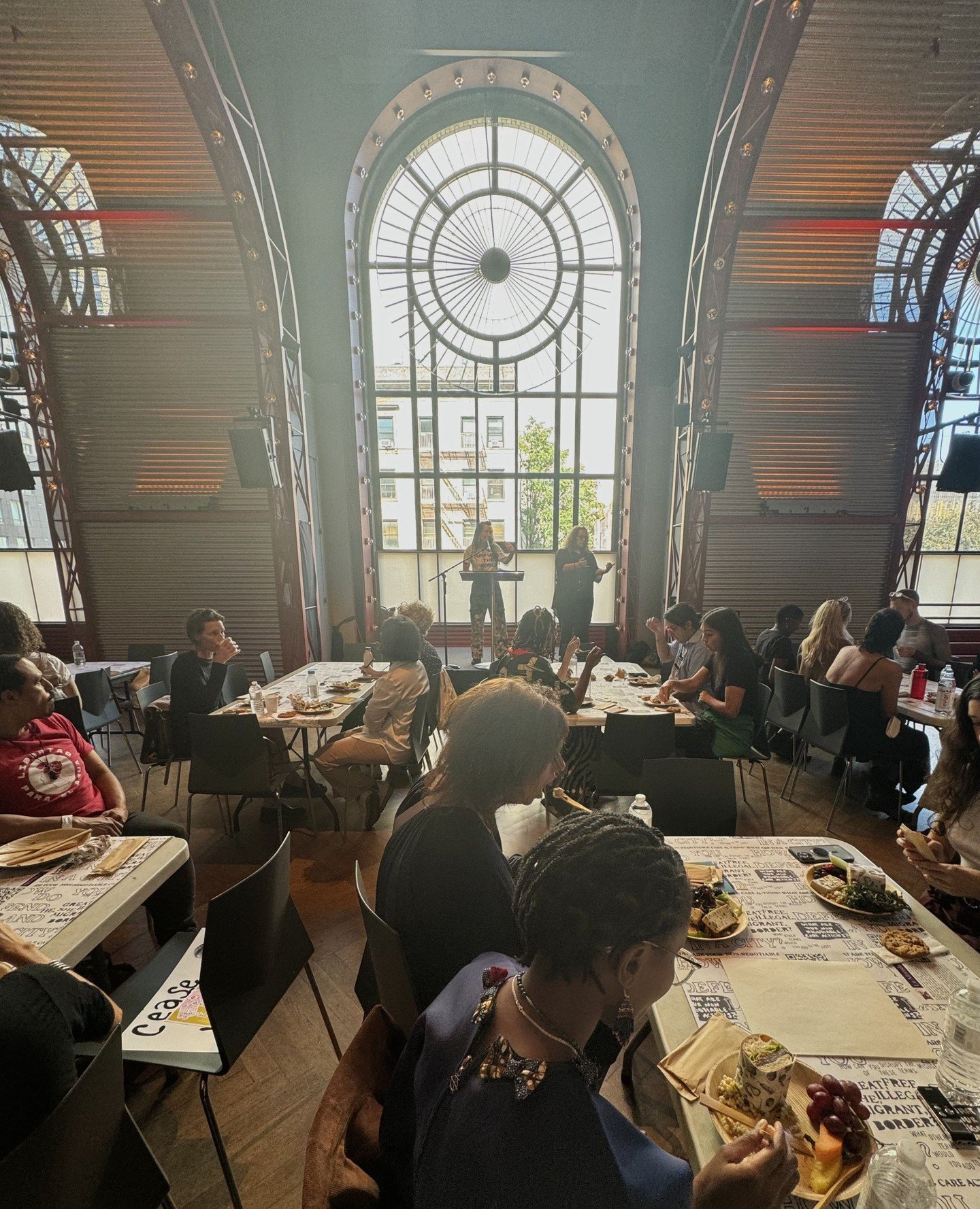 ⏰ Latergram ⏰⁠
⁠
🥗🎨 Swipe to see some highlights from Creative Time Summit's Artist Lunch facilitated by Emily Johson. This gathering provided an intimate space for artists and attendees to connect, exchange ideas, and dive deeper into the themes e