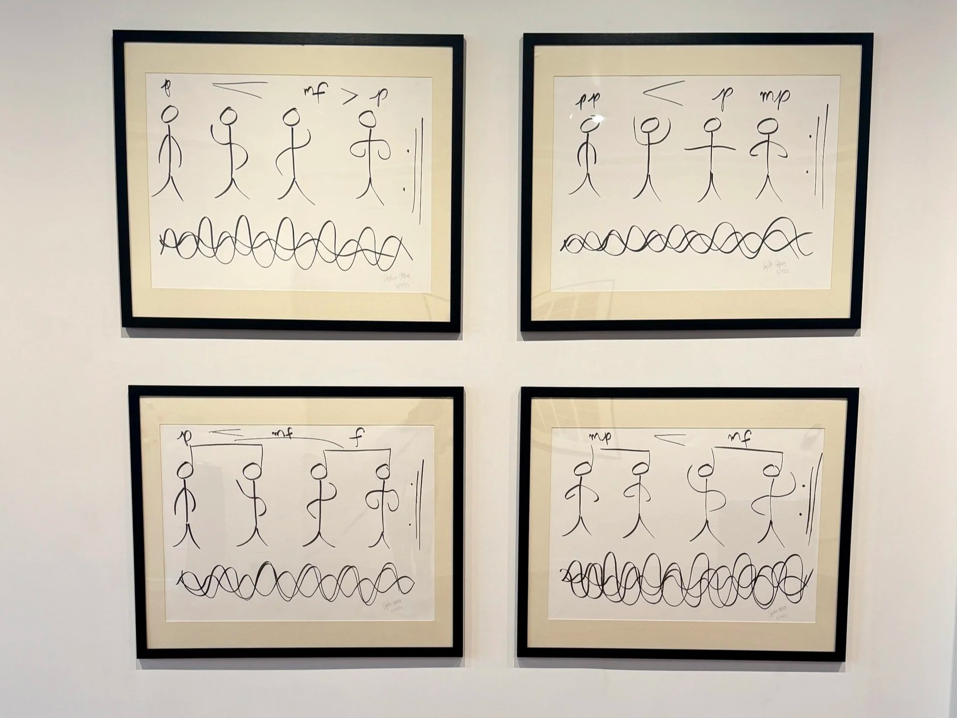 Installation at the Music For Healing exhibit