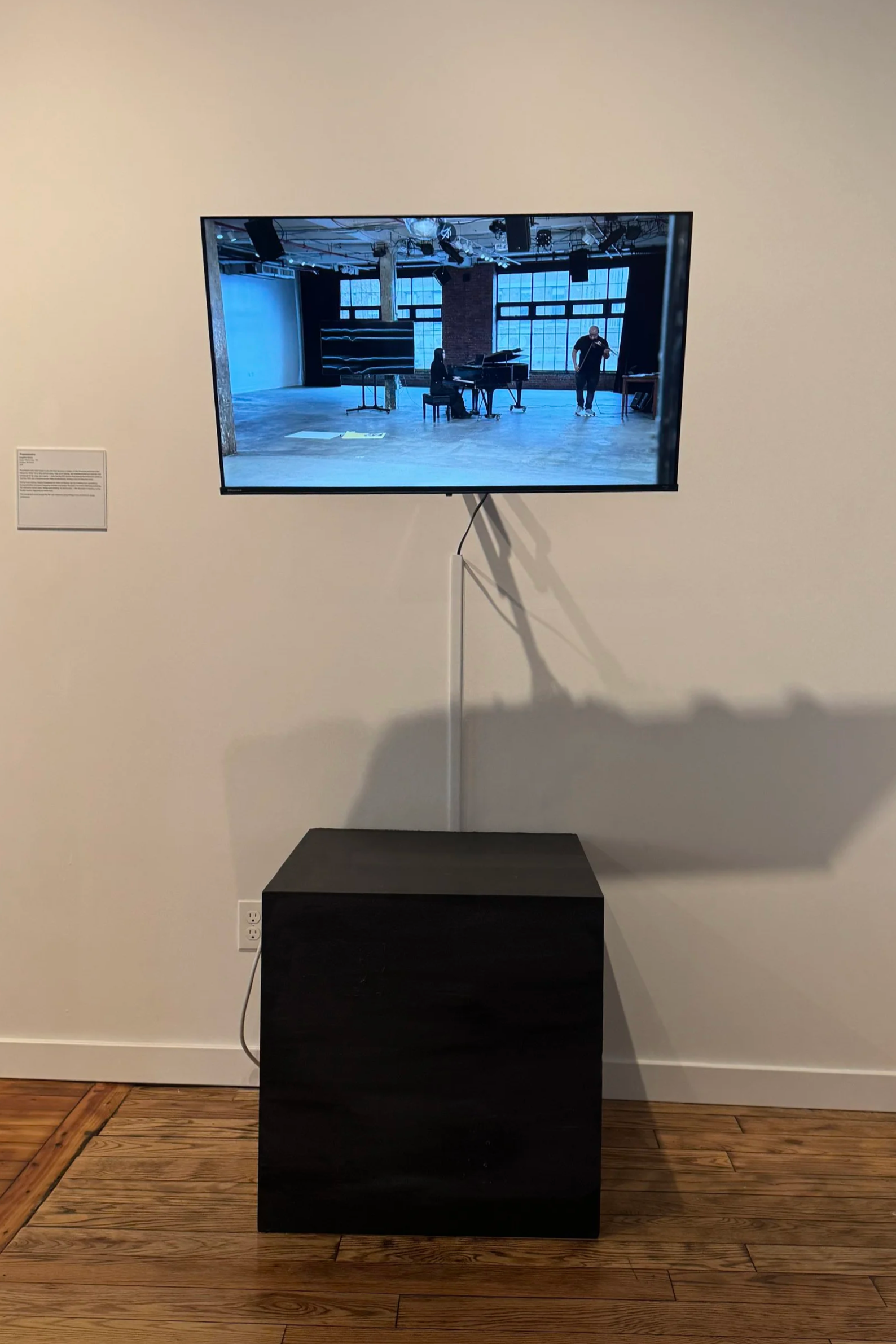 Installation at the Music For Healing exhibit