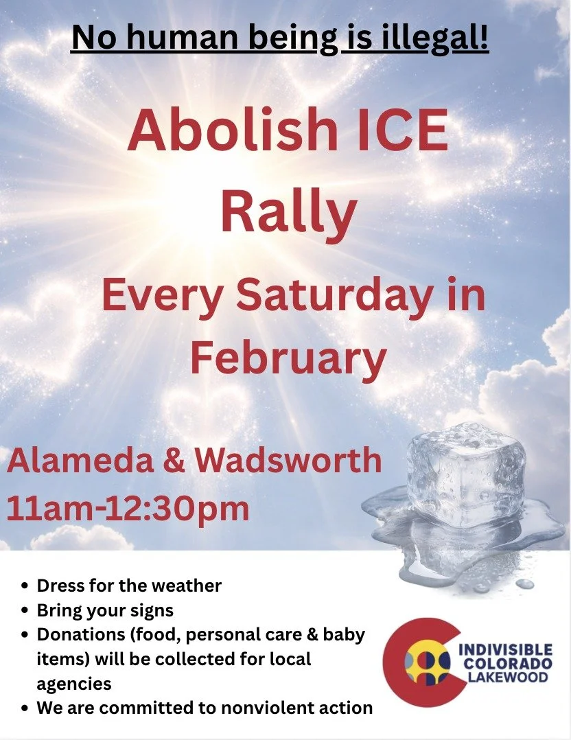 Lakewood Indivisible Abolish ICE Rallies
