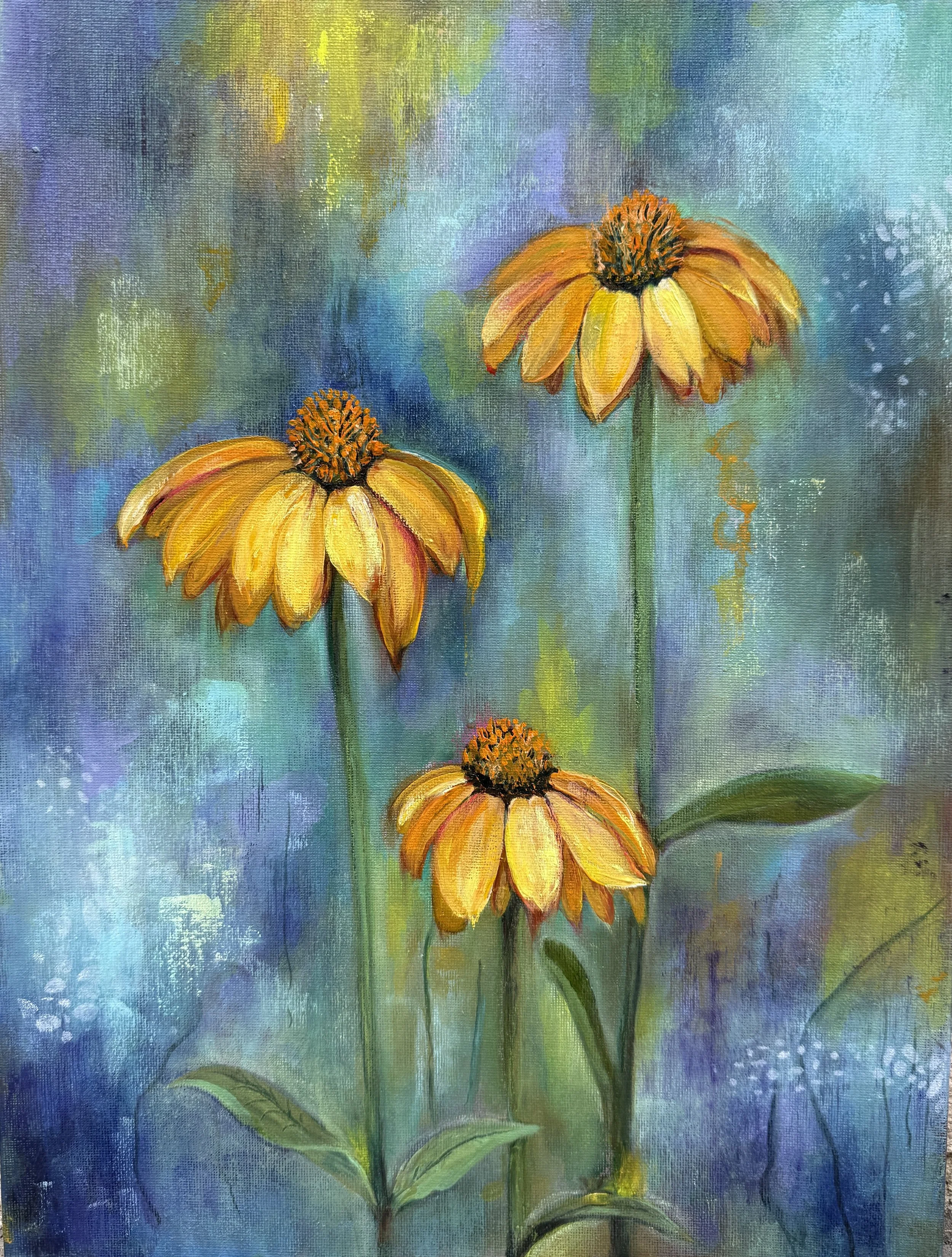 Calm Confident Coneflowers