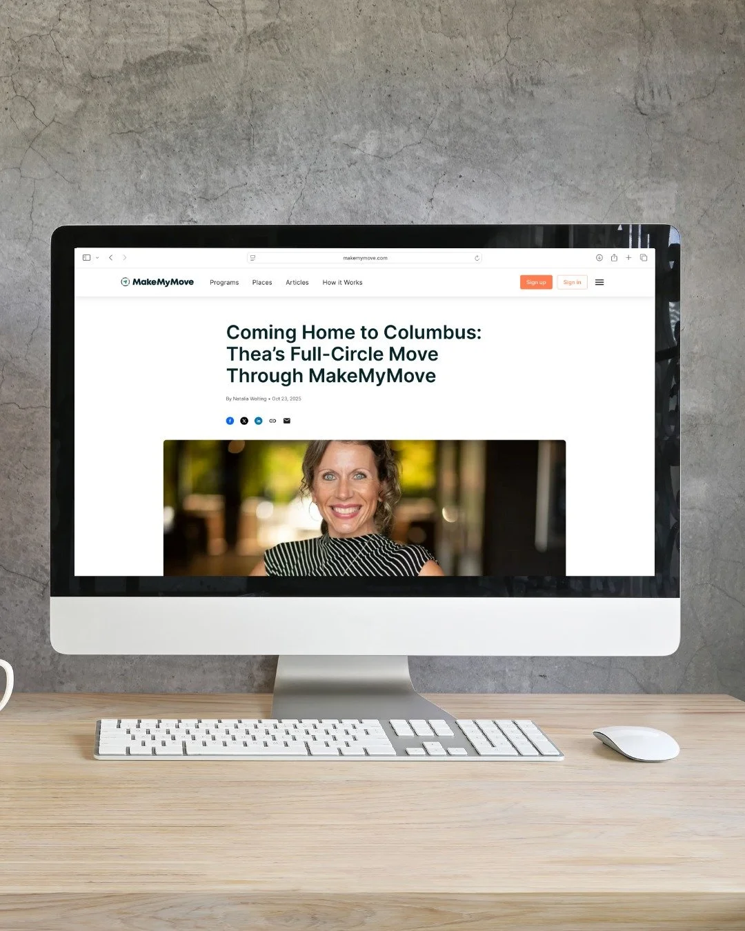 💖 𝗙𝘂𝗹𝗹 𝗖𝗶𝗿𝗰𝗹𝗲: 𝗔 𝗖𝗼𝗹𝘂𝗺𝗯𝘂𝘀 𝗻𝗮𝘁𝗶𝘃𝗲 𝗰𝗼𝗺𝗲𝘀 𝗵𝗼𝗺𝗲 𝘁𝗵𝗿𝗼𝘂𝗴𝗵 𝗼𝘂𝗿 𝗖𝗼𝗹𝘂𝗺𝗯𝘂𝘀 𝗥𝗲𝗺𝗼𝘁𝗲 𝗽𝗿𝗼𝗴𝗿𝗮𝗺!

We absolutely love this feature from Makemymove about our mover, Thea! After nearly two decades away, 