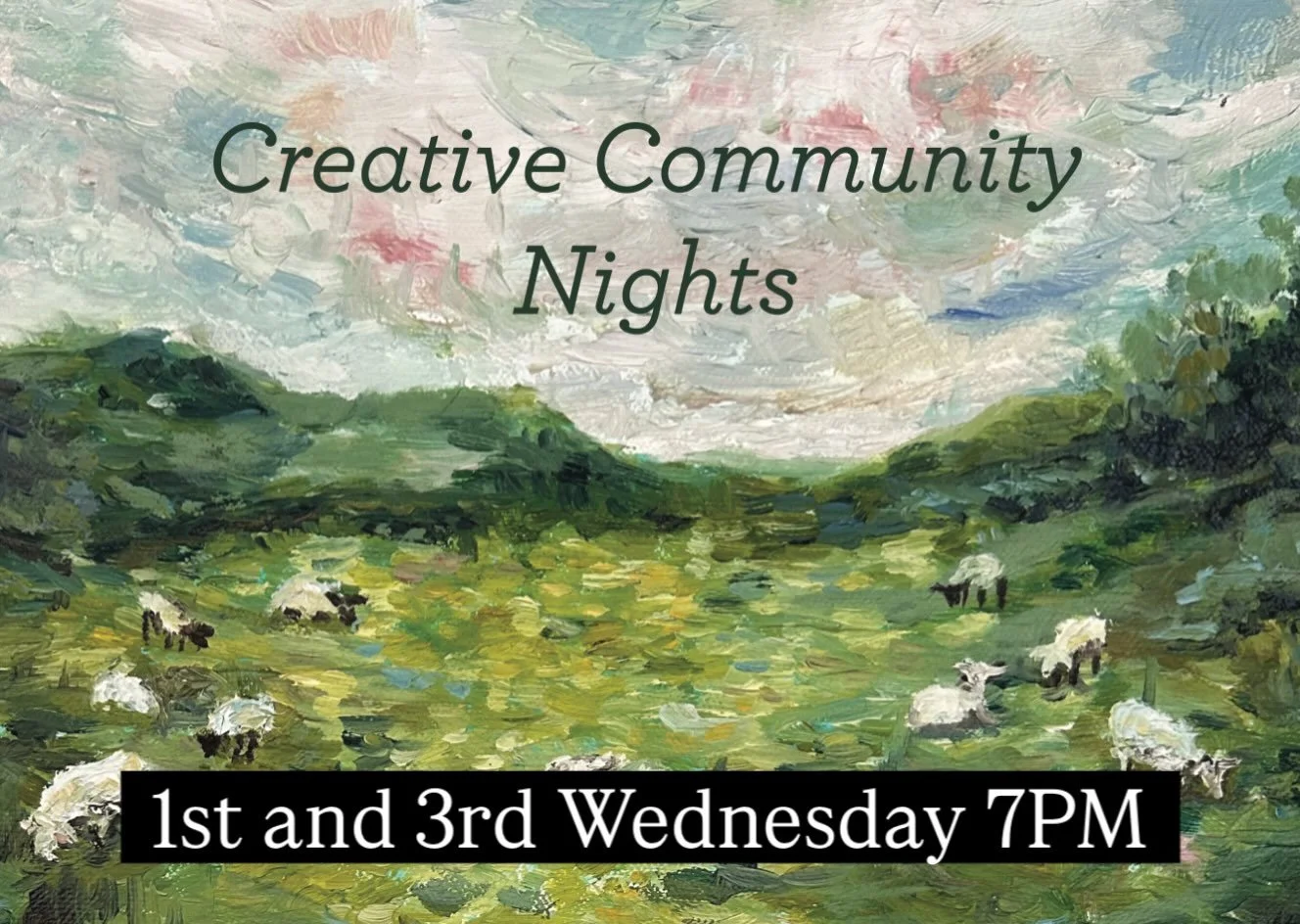 Our creative community nights are BACK. Join us THIS WEDNESDAY 10/21 from 7-9pm at the church for a time to work with your hands in community. Invite a friend, bring a project or just come by and check it out! 1405 W. Clarendon Dr.