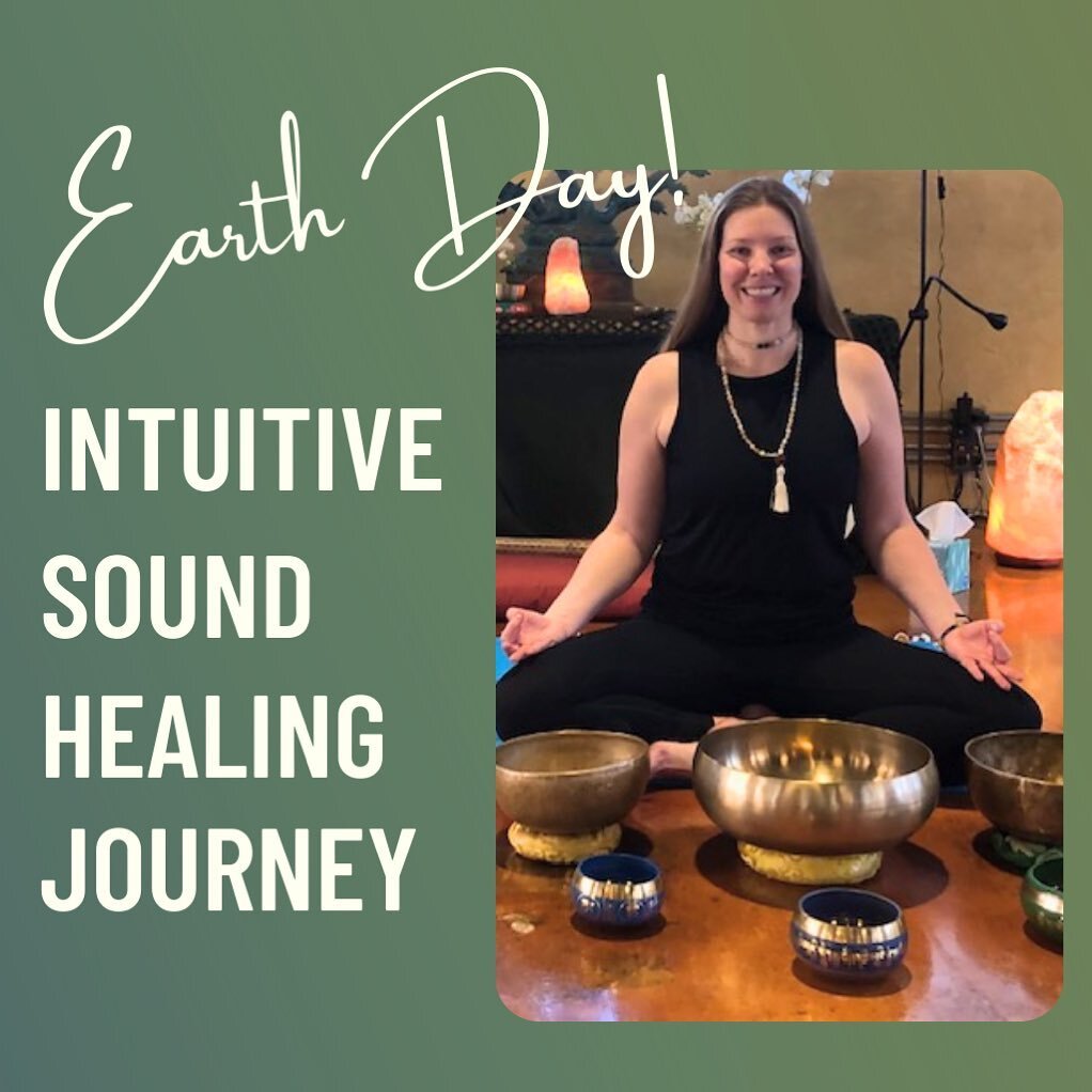 Come experience the healing power of sound with Elizabeth Jensen! Saturday, April 22, 4:20-6 pm!

Join us for an incredible healing journey through sound. Elizabeth uses several different instruments for you to experience in your healing including: m