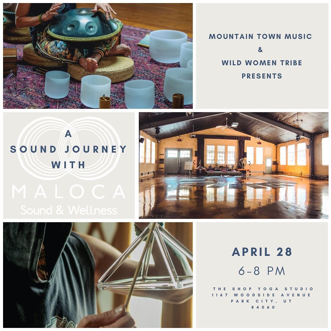 YOU DON&rsquo;T WANT TO MISS THIS!!! 
Sound Bath and Guided Meditation with Maloca Sound (Justin Crawmer).

Join us for an immersive Sound Bath and guided meditation evening with Maloca Sound on Friday, April 28th, at The Shop at 6pm. Your harmonic h