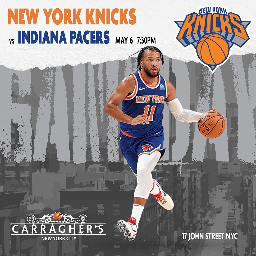 🏀 Let&rsquo;s go Knicks!!!!!! 
🔥 Game 1 tonight! 

#NewYorkForever&nbsp;#Knicks #nybasketball #nyc #sportsbar #basketball #nba #nyknicks #ny