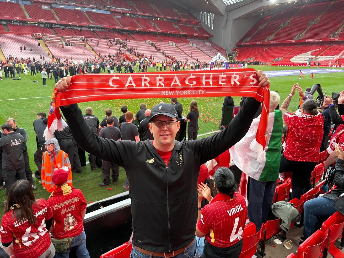From NYC to Anfield ❤️ YNWA
