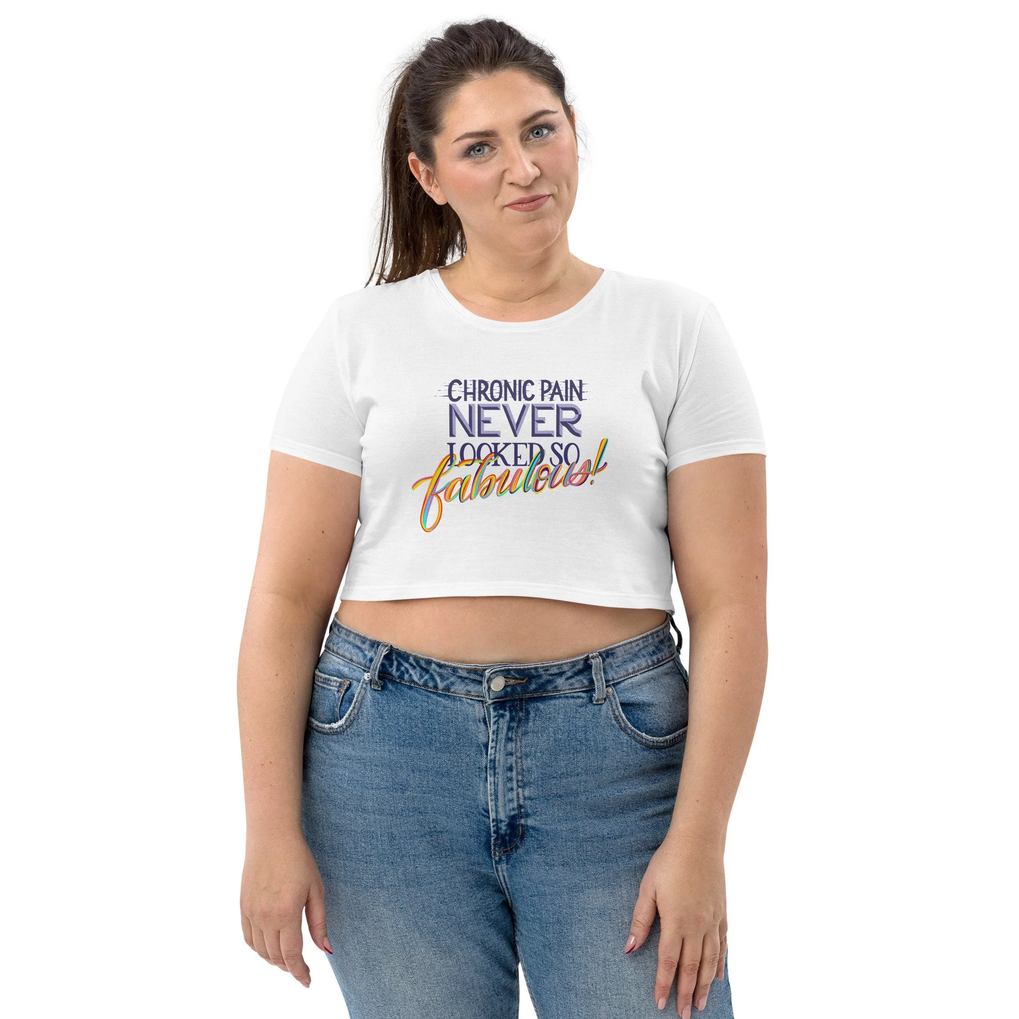 Chronic Pain Never Looked So Fabulous Organic Crop Top
