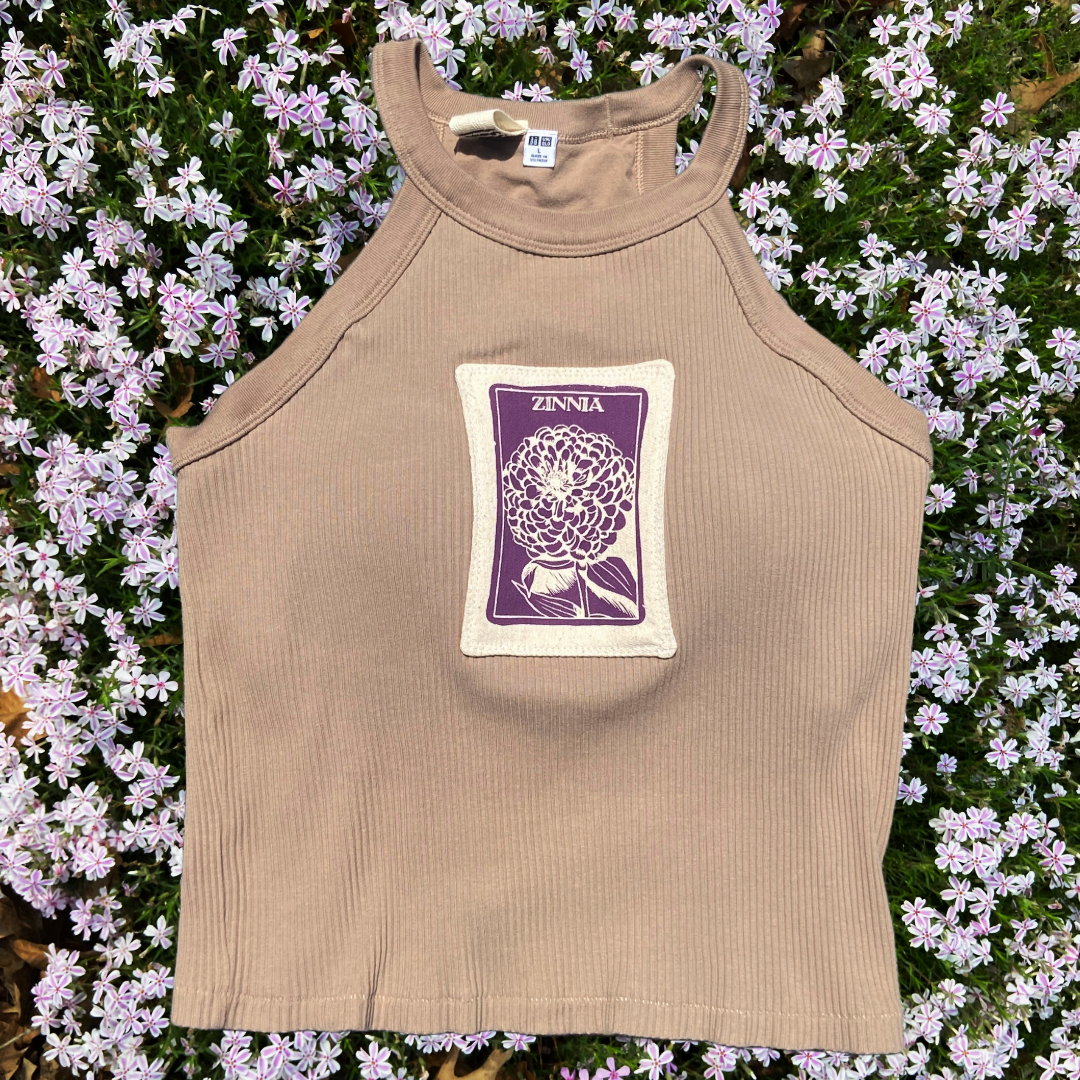 zinnia halter tank: '25 summer drop