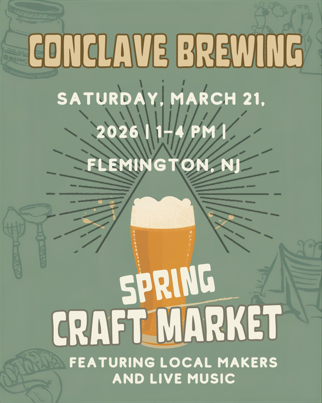 Conclave Brewing Spring Craft Market 