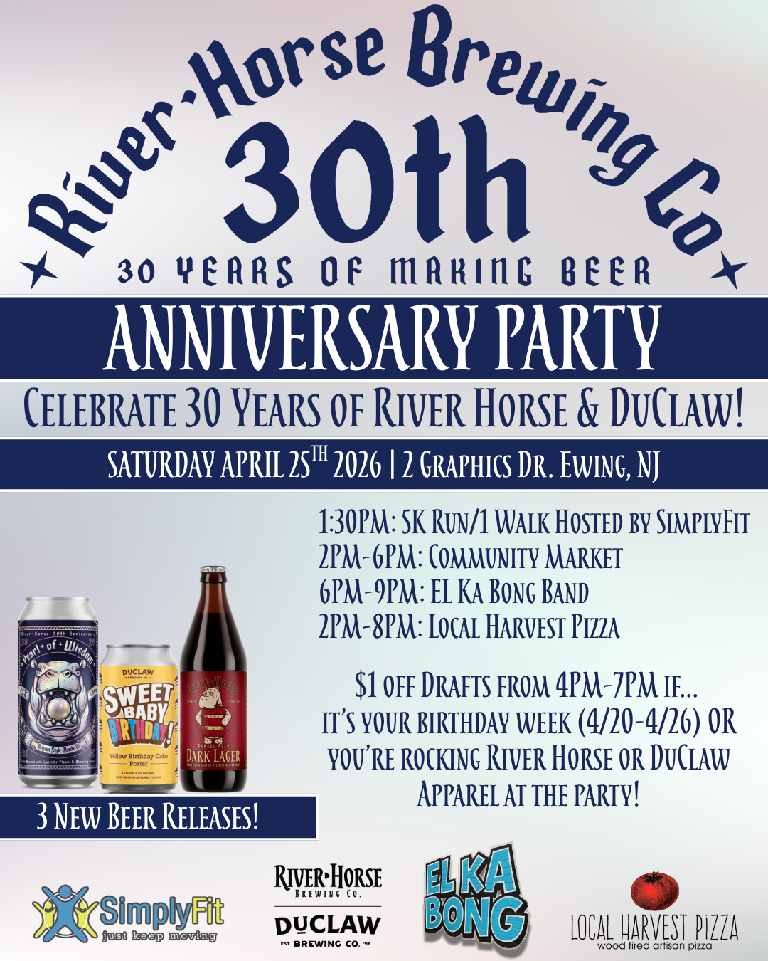 River Horse Brewing Co. 30th Anniversary Party!