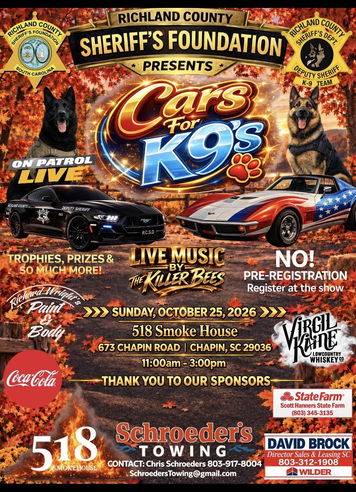 Cars for K9s Car show