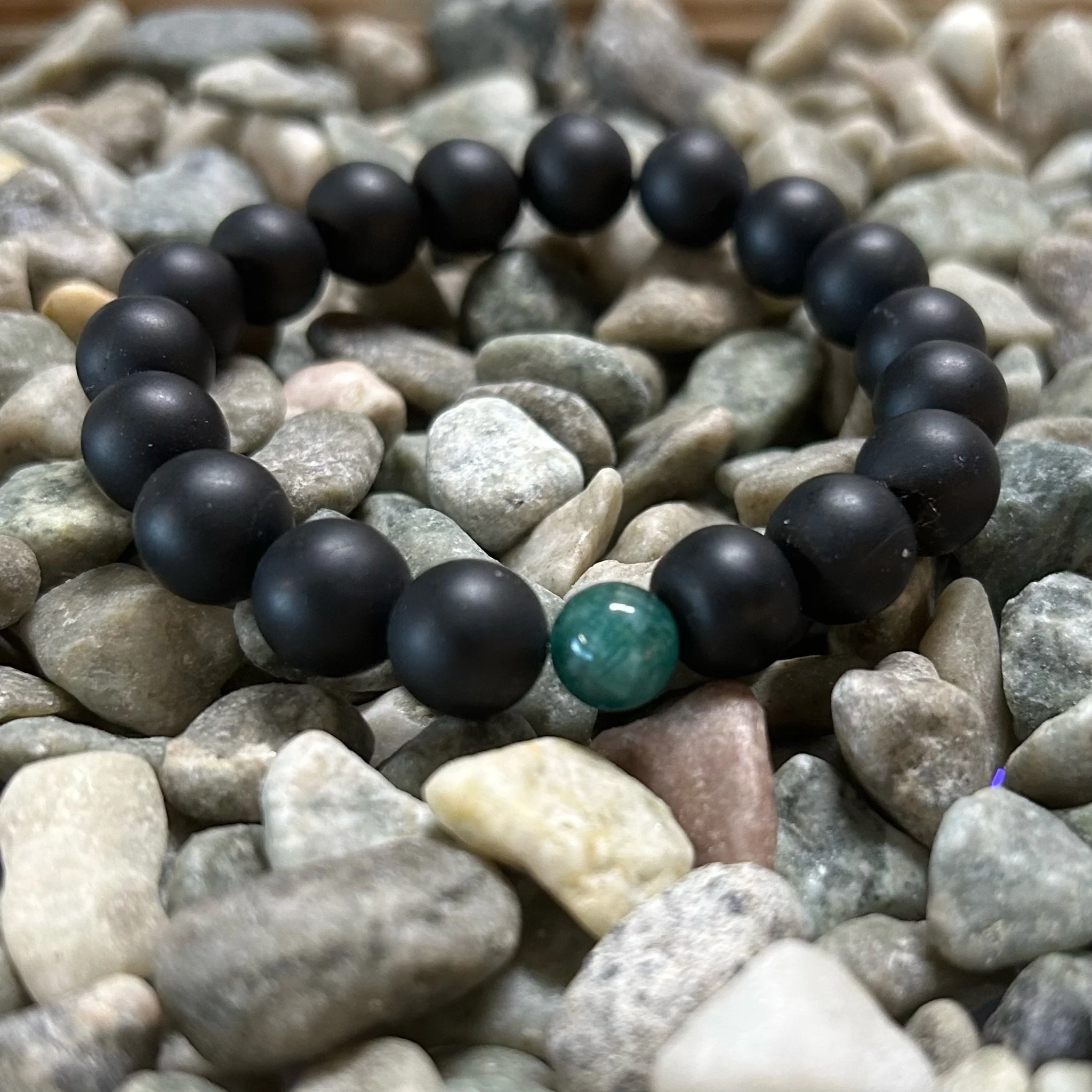 Black Agate 10mm bracelet (1)