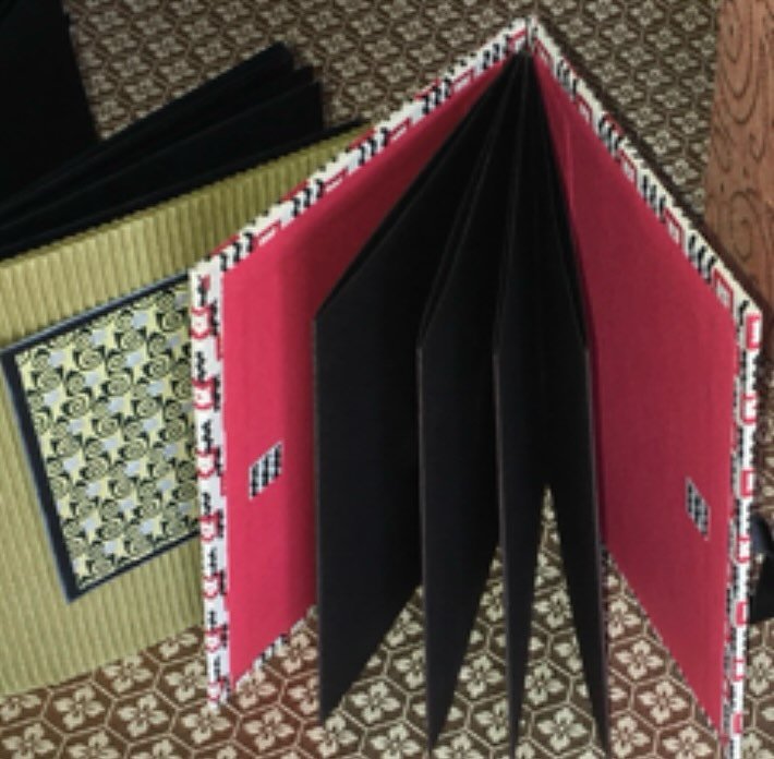 We are excited to be offering an Easy and Fun Accordion Bookmaking Workshop, Taught by Terri Thoman, Owner of Paper Arts Dallas and Dallas Artisan Fine Print. Saturday, May 18th from 1-4 pm @paperartsdallas @terri_thoman 

Accordion fold books are on