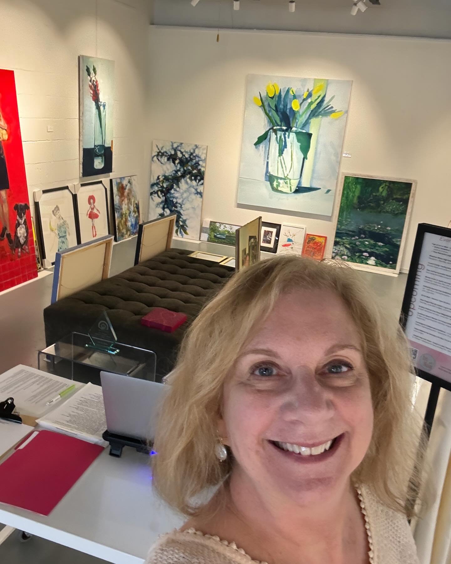 Second day of art drop off for the Women in Art a Joyful Journey exhibition! Each piece is taking our breath away! @katherinebaronetartistdallas @dallasculture