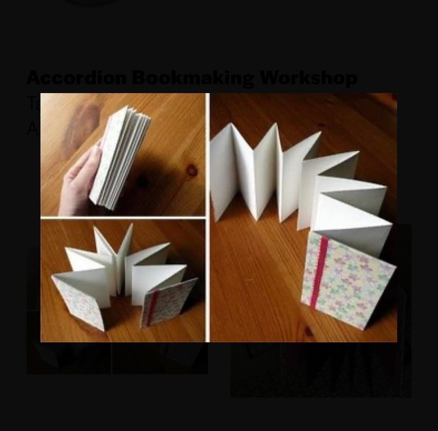 This Saturday from 1-4pm! Join us for an Easy and Fun Accordion Bookmaking Workshop, Taught by @terri_thoman Thoman, Owner of Paper Arts Dallas and Dallas Artisan Fine Print @paperartsdallas 

Accordion fold books are one of the most common structure