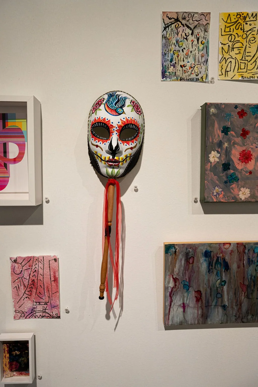 Work by Jacque Forsher on the Art on Main Salon Wall