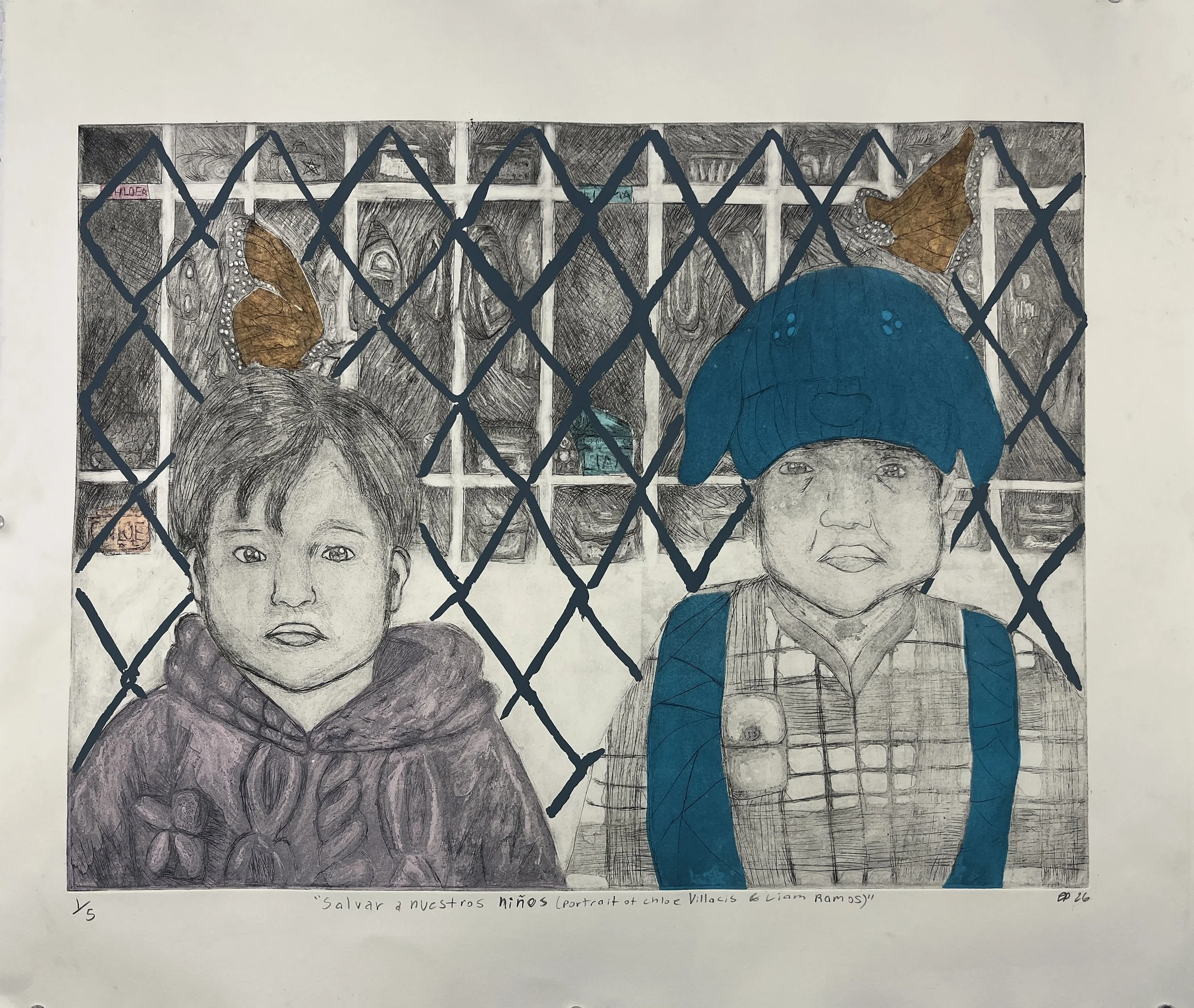 Salva A Nuestros Hijos (Portrait of Chloe Villacis & Liam Ramos)