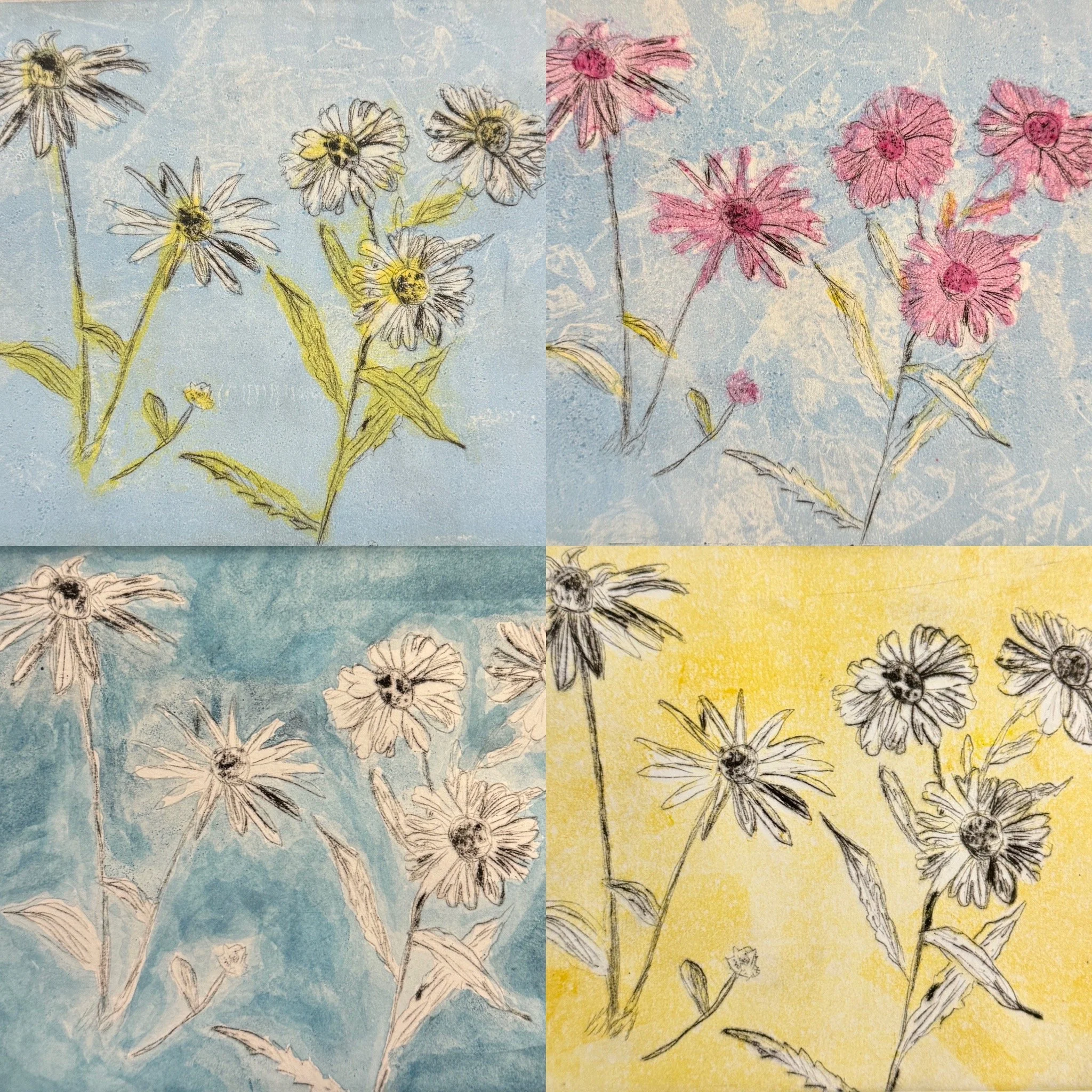 Delicate Botanicals I-IV