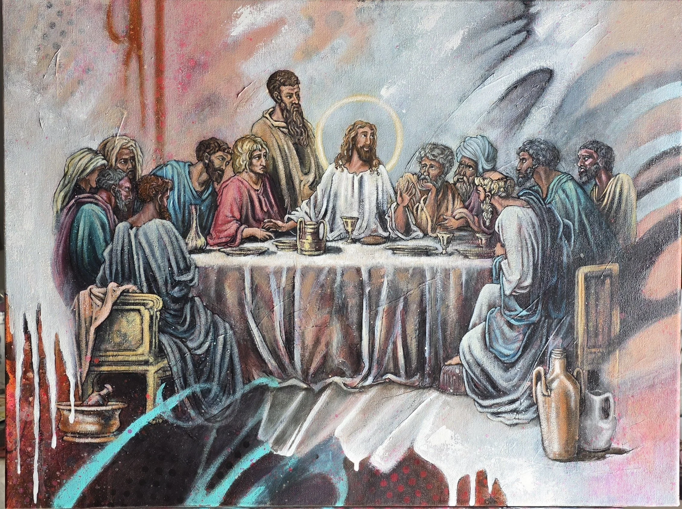 The Last Supper (inspired by da Vinci and Doré)