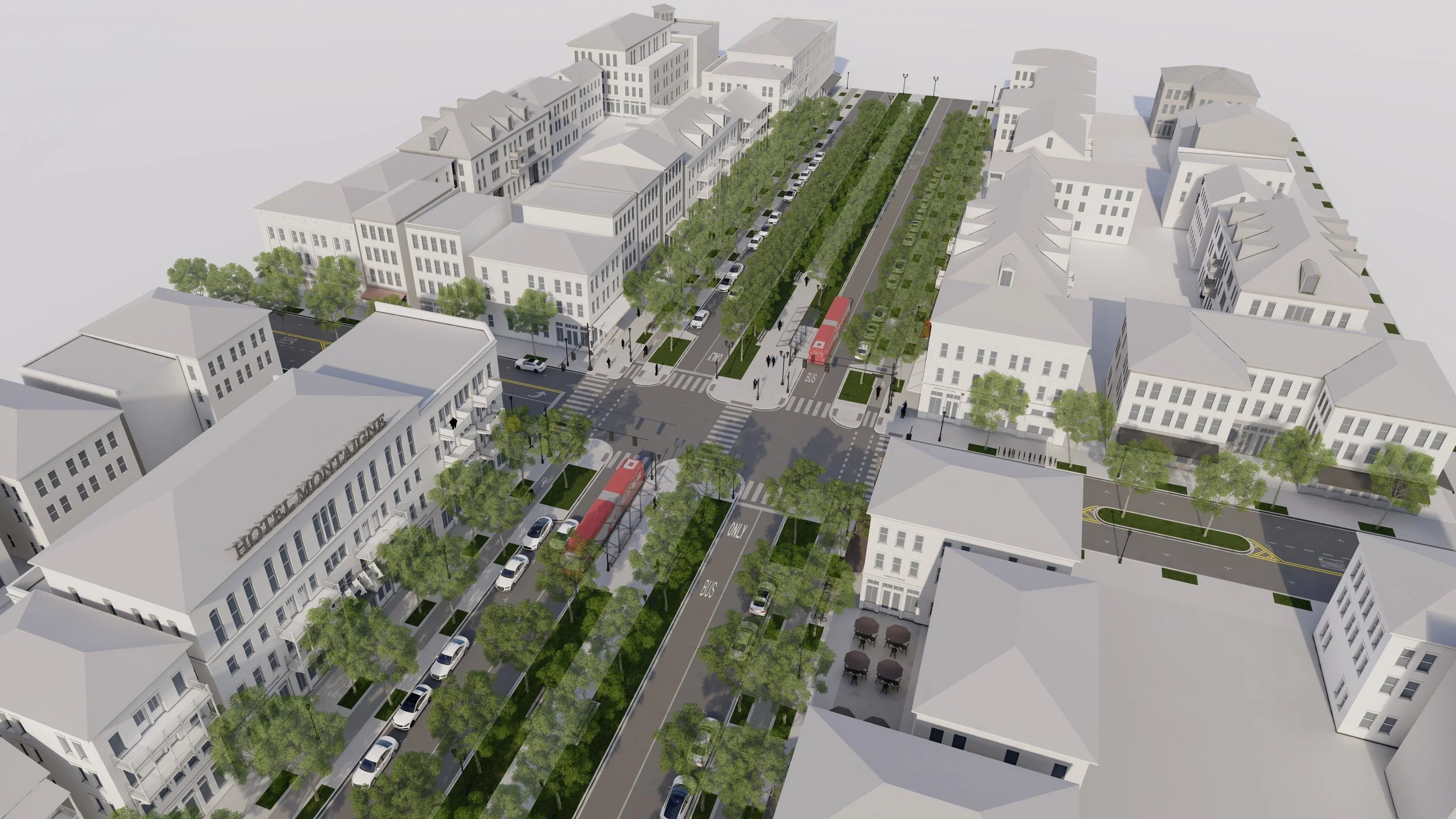 Rectangular Streets STREET DESIGN — Essential Street Types / Animations