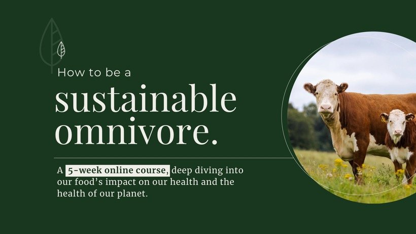 How to be a Sustainable Omnivore