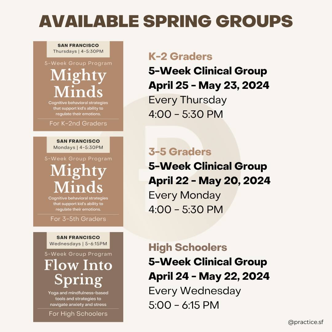 Calling all parents of K-5 and High Schoolers!👋

With summer just around the corner, we know that life can start to get pretty hectic and we don't want you to miss out on our Spring programming still ahead (starting week of 4/22!)!🙌 We still have s