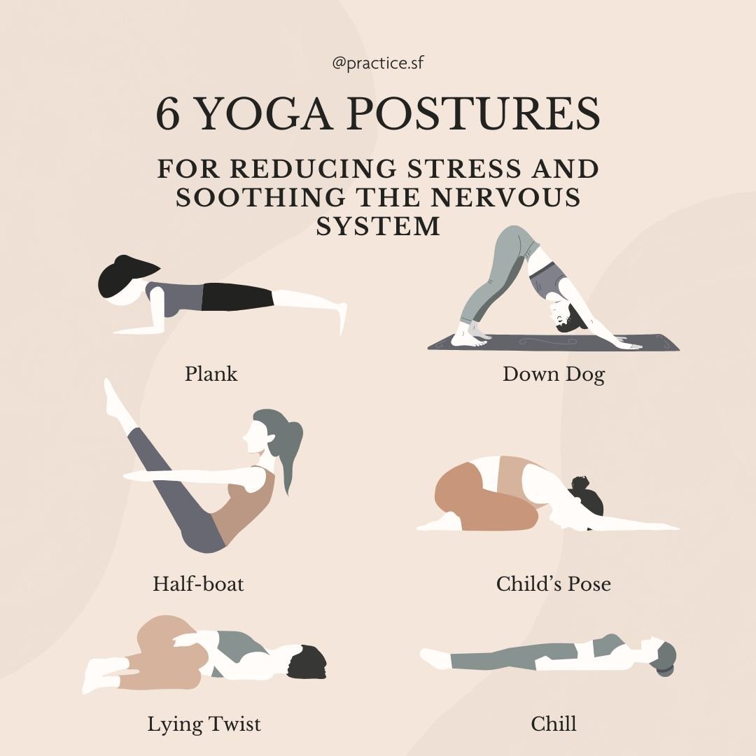 Feeling stressed and anxious? Try these yoga postures to reduce stress, allowing your nervous system to enter 'Rest and Digest' mode, which lowers your heart rate and relieves tension in your muscles. Incorporating these poses into your daily routine