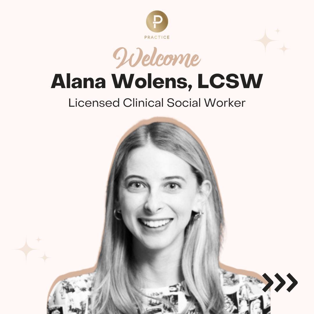 🎊We're thrilled to announce that Practice San Francisco has a new addition to our clinical team! Join us in welcoming Alana Wolens, Licensed Clinical Social Worker (CA LCSW 117908). Alana will be seeing children, teens, and parents in both our San F