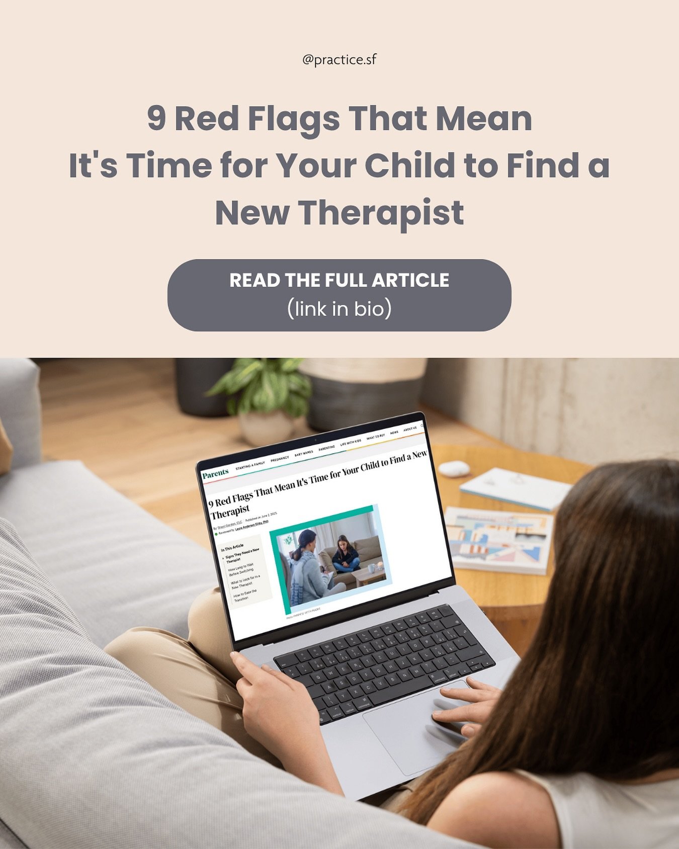 💬 How do you know if your child&rsquo;s therapist is the right fit?

This new @parents article offers practical guidance on how to tell when your child&rsquo;s therapy may not be working and how to navigate a potential change with care. Click throug