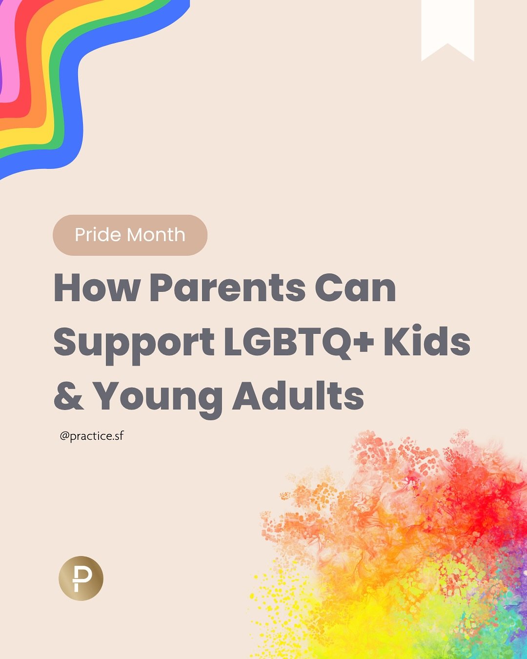 🌈 Parent support plays a critical role in protecting the mental health and wellbeing of LGBTQ+ youth. Research shows that when kids feel seen, accepted, and supported at home, their risk for anxiety, depression, and other mental health concerns decr