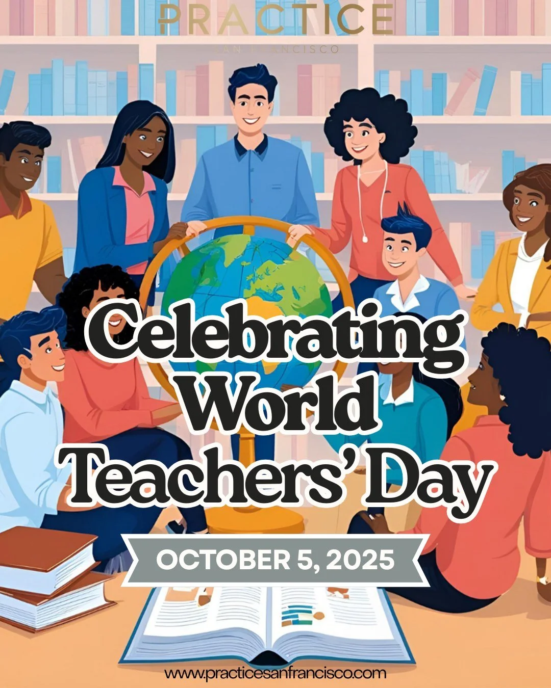 World Teacher's Day is Sunday October 5th - 
Today is a day to celebrate how teachers are transforming education, and to recognize all the amazing work that teachers do! 

Teachers, you are the true architects of tomorrow. 

Thank you for your tirele
