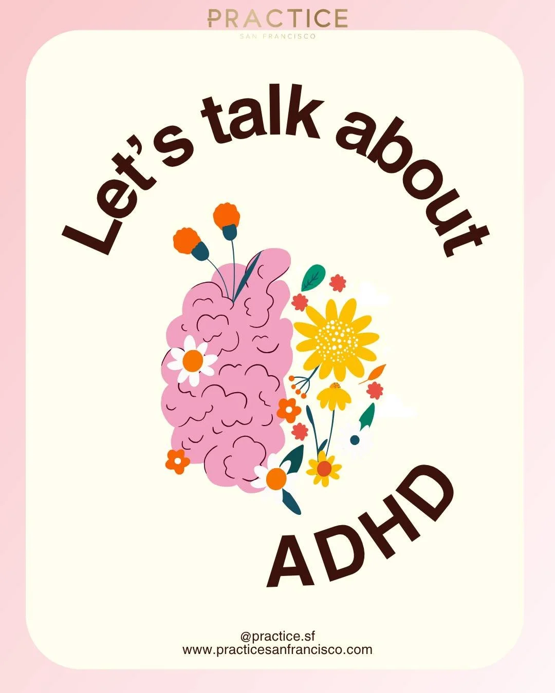 October is Attention-Deficit/Hyperactivity Disorder (ADHD) Awareness Month - 

ADHD is a neurodevelopmental disorder that affects both children and adults. An estimated 7 million kids and teens between the ages of 3 and 17 in the U.S. have been diagn