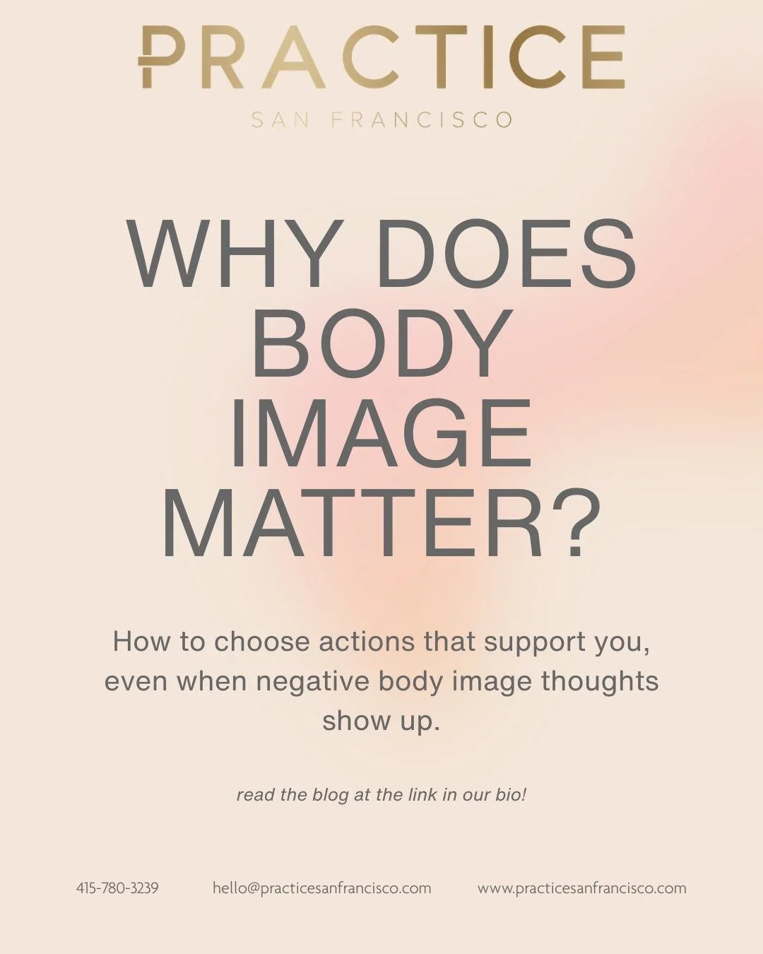 What is Body Image? 
Body image is not a trait you either have or don&rsquo;t have, it&rsquo;s a dynamic experience that shifts across contexts and time - and it directly affects how we function in the world.
Research shows that body image is shaped 