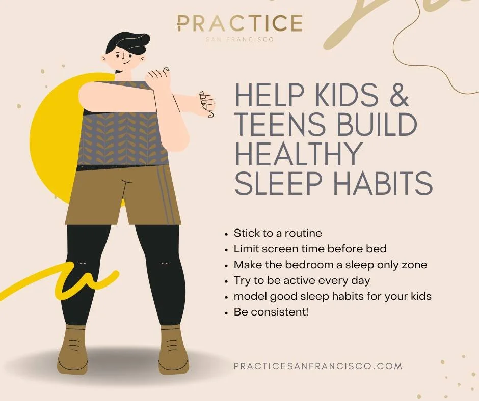 Helping kids &amp; teens build healthy sleep habits!
Sleep challenges are common. The good news is that there are plenty of evidence-based protocols to effectively coach kids to fall asleep and stay asleep, in their own beds.
Stick to a predictable r