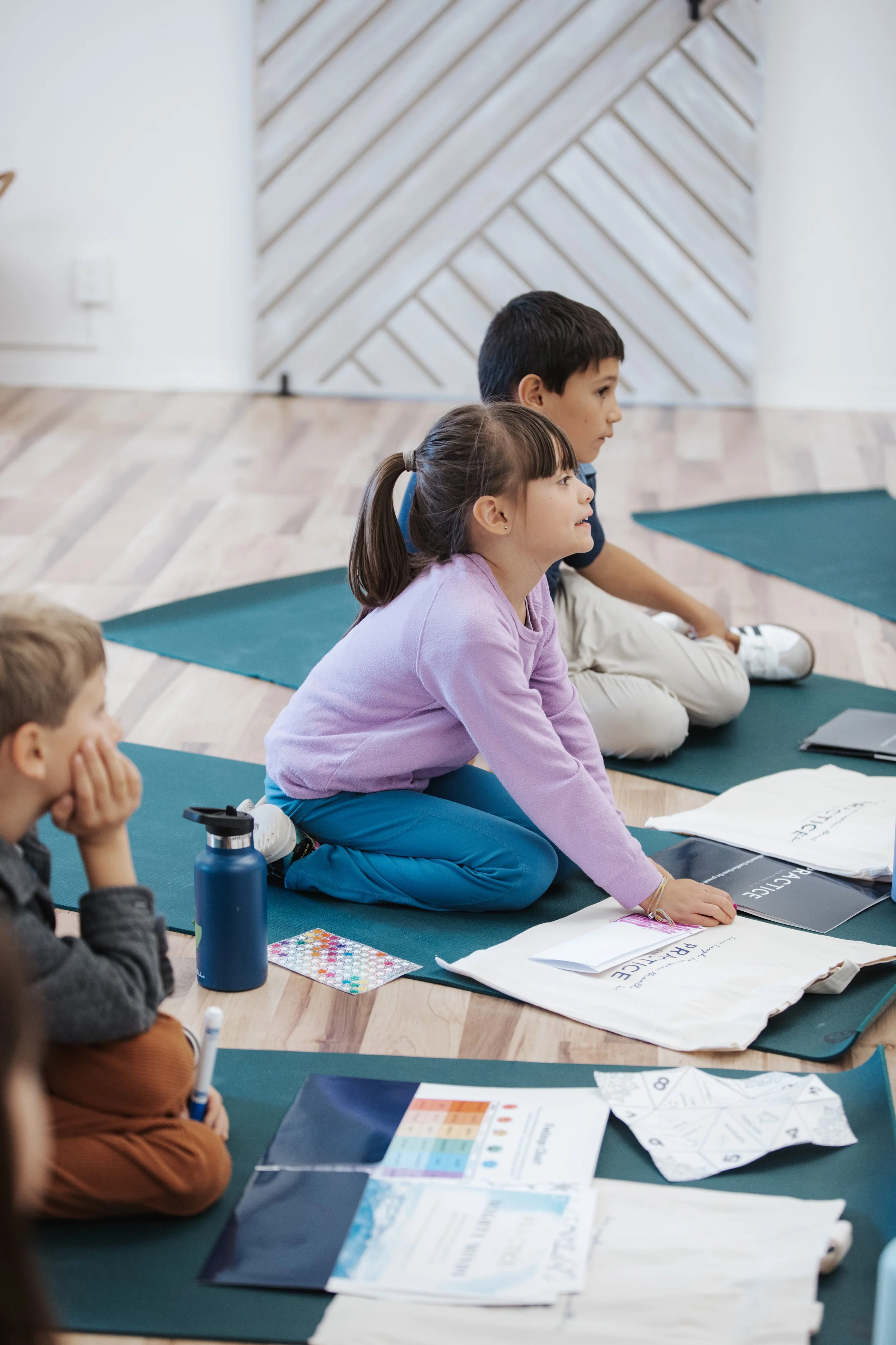 Kids in emotion regulation skills group