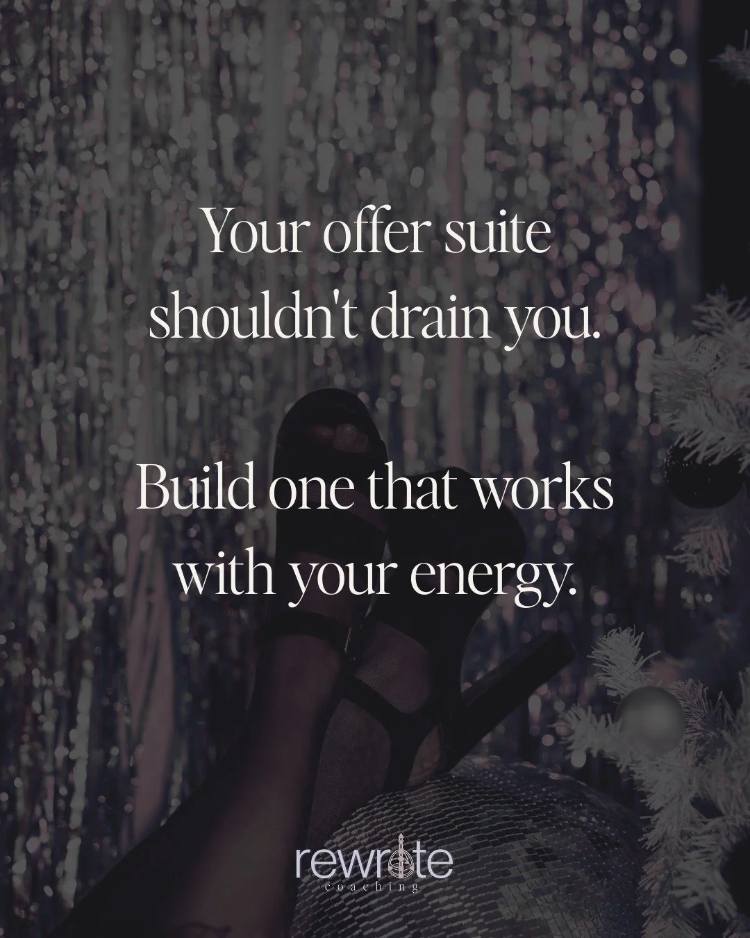 Building a sustainable business doesn't require 15 different offers scattered across your website. What you actually need are two strategic ones that serve your clients at different stages without burning you out.

Your signature offer creates the tr