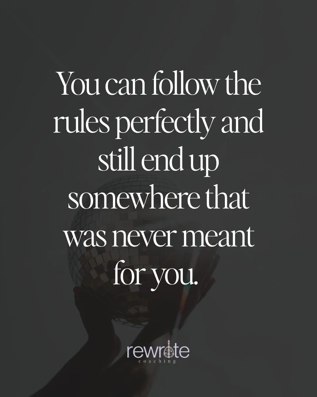 She did everything she was supposed to. Until she didn't.⁣
⁣
That moment of waking up from someone else's plan is uncomfortable. It can be messy. But it is the most important thing you will ever do.⁣
⁣
Swipe to see what it actually looks like to stop
