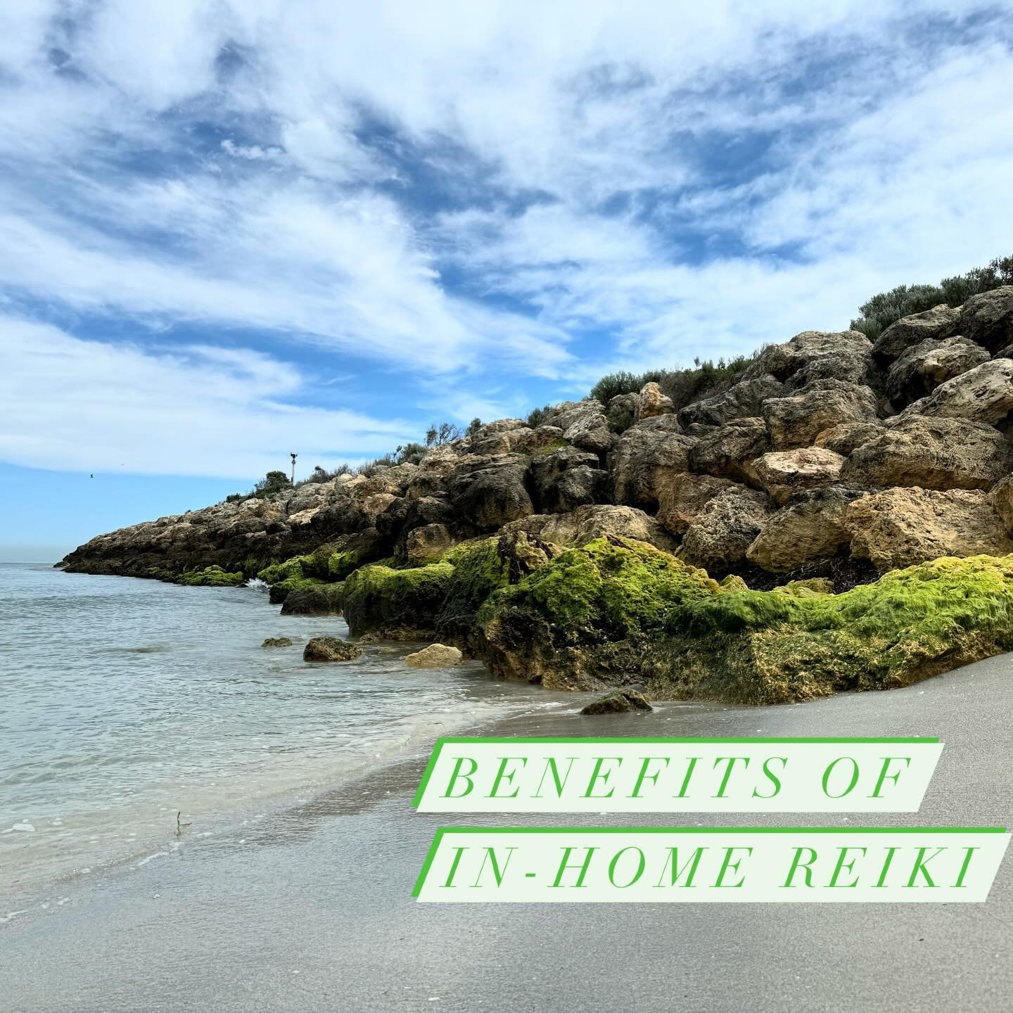 BENEFITS OF IN-HOME REIKI

1. CONVENIENCE 
Enjoy the healing benefits of Reiki without traveling, making it easier to fit into your schedule.

2. COMFORT: 
Experience sessions in your own familiar space, promoting relaxation and openness.

3. PERSONA