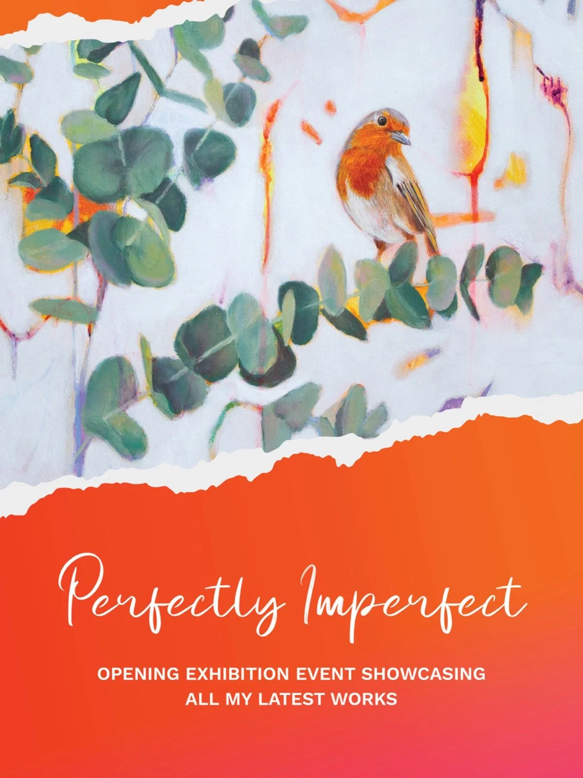 Perfectly Imperfect

An Exhibition by Steven Stanley Running from February 10 - April 13

Celebrate art, wine and connection at the opening of my upcoming solo art exhibition &lsquo;Perfectly Imperfect&rsquo;. A showcase of new works inspired by natu